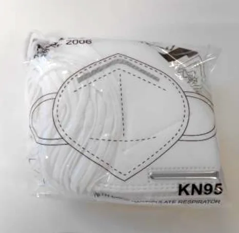 Maschera filtro antiparticolato «KN95 protective mask» — foto 5 dell'alert A12/00848/20