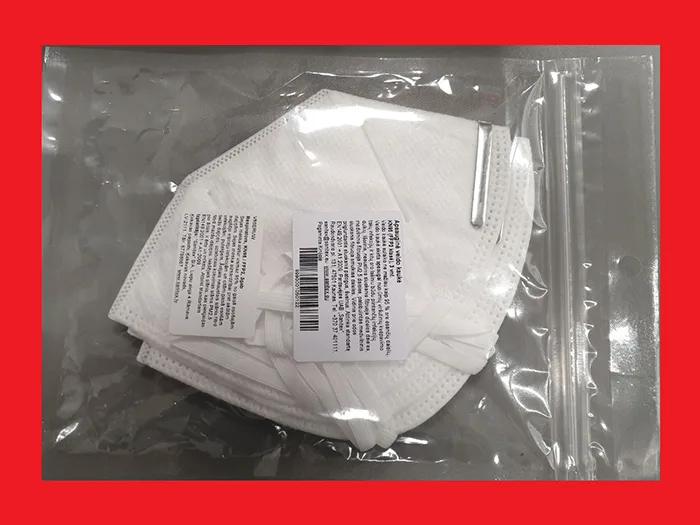 Maschera filtro antiparticolato «KN95 Respirator/FFP2» — foto 1 dell'alert INFO/00118/20