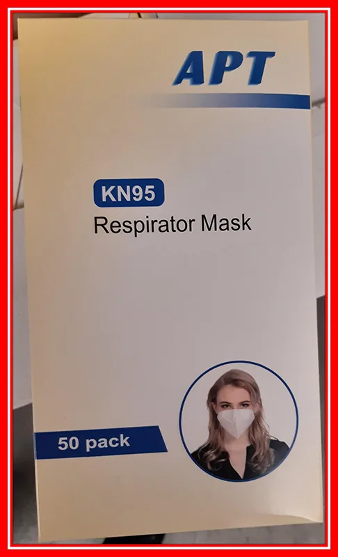 Maschera filtro antiparticolato «KN95 Respirator mask» — foto 3 dell'alert A12/01055/20