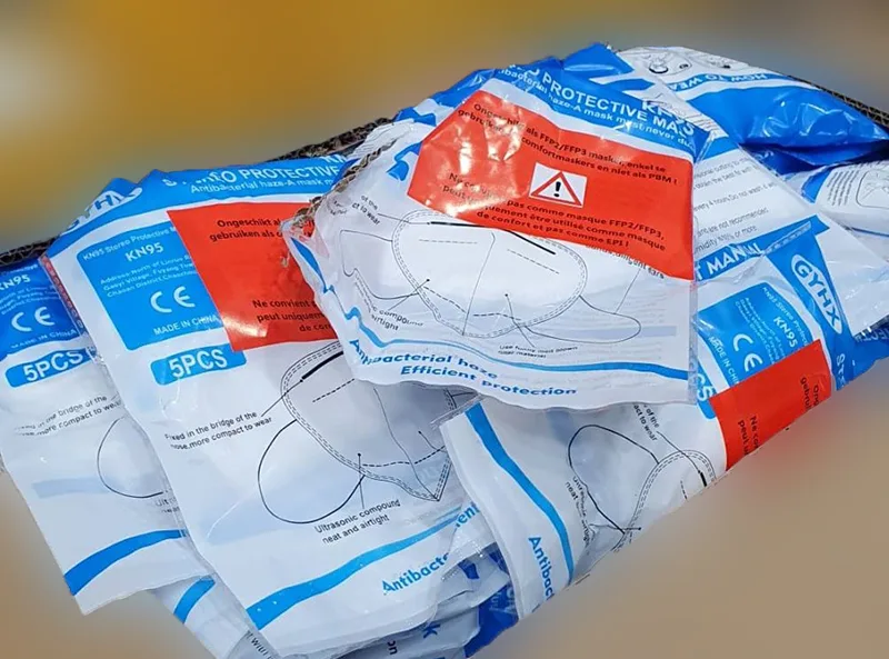 Maschera filtro antiparticolato «KN95 Stereo protective mask» — foto 4 dell'alert A12/01004/20