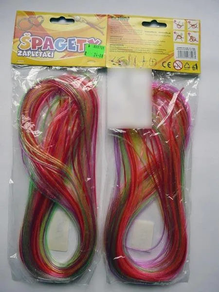 Corde di plastica «Knitting spaghetti ("zaplétací špagety")» (Wiky)