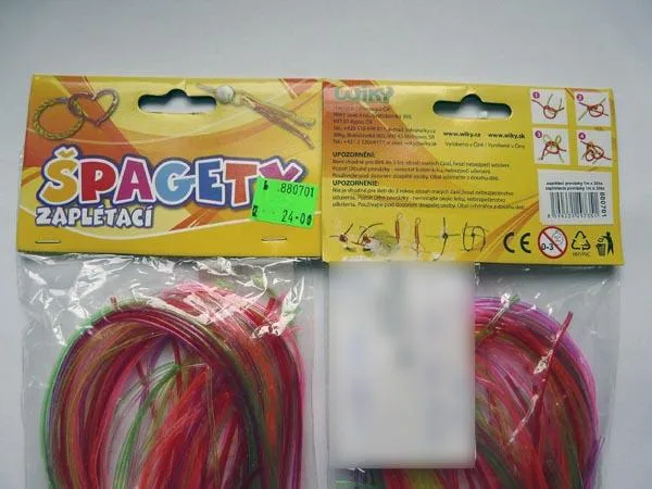 Corde di plastica «Knitting spaghetti ("zaplétací špagety")» — foto 2 dell'alert A12/0336/15