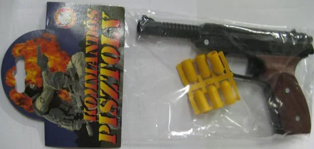 Pistola giocattolo di plastica #13; &amp; #13; &amp; #13; &amp; #13; «Kommandós pisztoly» (Pietro Plastic Toys)