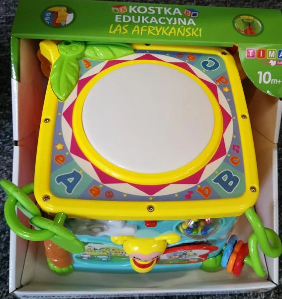 Giocattolo educativo «Kostka edukacyjna. Las afrykanski» (TIMA baby)
