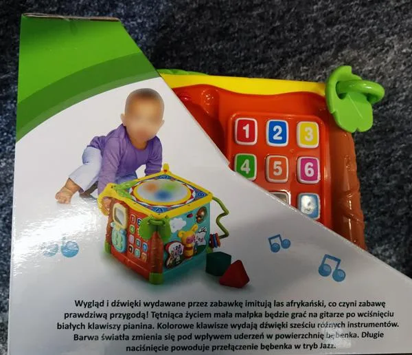 Giocattolo educativo «Kostka edukacyjna. Las afrykanski» — foto 3 dell'alert A12/1184/19