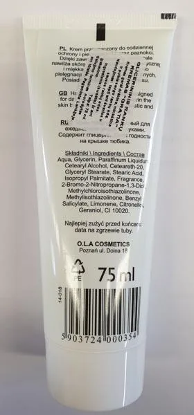 Crema per le mani «Krem glicerynowy» — foto 2 dell'alert A12/1258/19