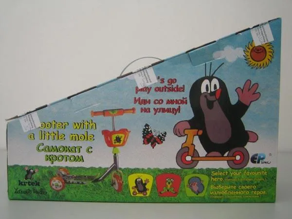 Scooter giocattolo «Krtek - Scooter with a Little Mole» (EPline)