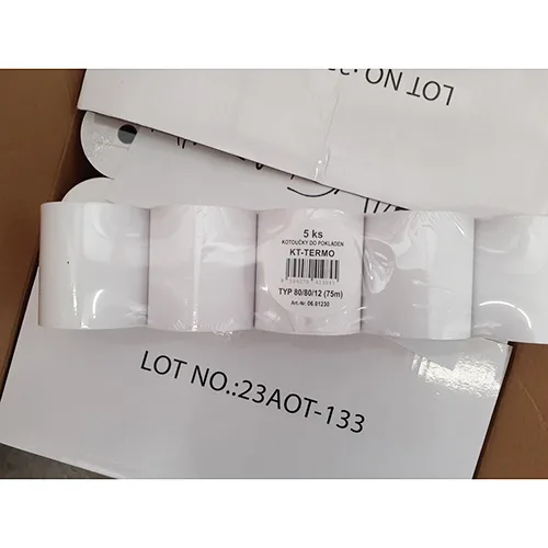 Carta termica per registratore di cassa «KT - TERMO cash register discs» — foto 2 dell'alert A12/01687/24