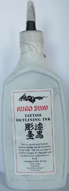 Inchiostro del tatuaggio &amp; #13; &amp; #13; «Kuro Sumi Tattoo Outlining Ink» (Kuro Sumi)