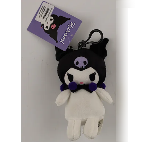 Portachiavi con giocattolo morbido «Kuromi» (Sanrio)