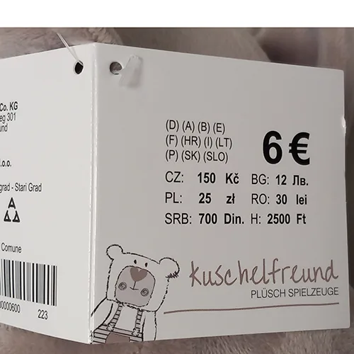 Giocattolo morbido «Kuschelfreund PLÜSCH SPIELZEUGE» — foto 2 dell'alert SR/01725/25