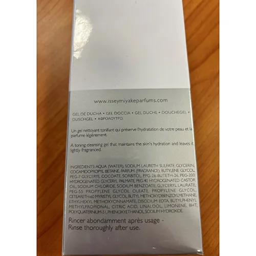 Gel doccia «L'Eau D'Issey pour Homme» — foto 2 dell'alert SR/02424/25
