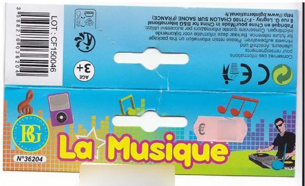 Tromba giocattolo «La Musique» — foto 2 dell'alert A12/1110/18