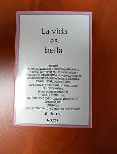 Profumo «La vida es bella» — foto 3 dell'alert A12/02997/23