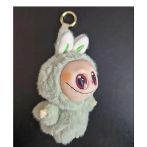 Giocattolo morbido con portachiavi «Labubu-Style Plush Toy with Pull Cord»
