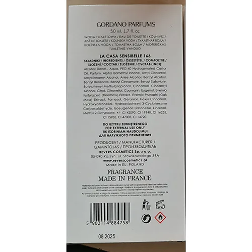 Profumo «LACASA - Eau de Lacasa» (GORDANO PARFUMS)
