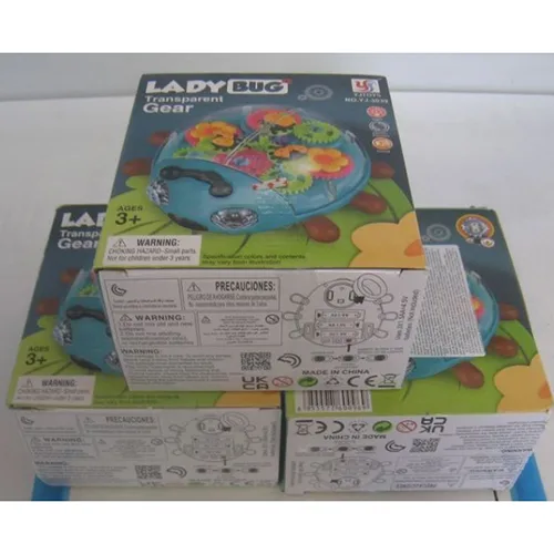Giocattolo di plastica «Lady Bug, transparent gear»