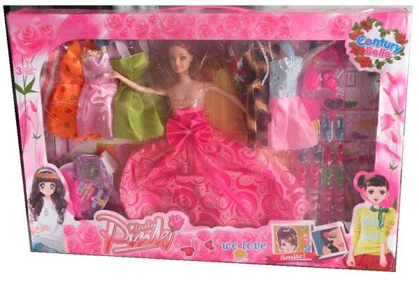Bambola di plastica «Lady Pink» (Country Belle)