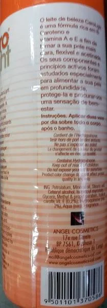 Prodotto schiarinte per la pelle «Lait de Beauté éclaircissant - Lightening beauty lotion» — foto 2 dell'alert A12/1349/15