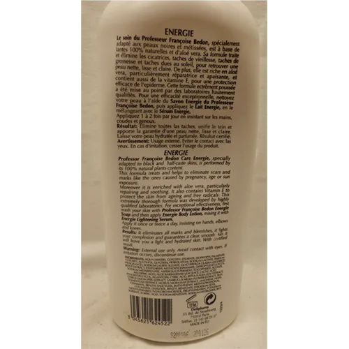 Latte schiarente per la pelle «Lait Éclaircissant - Energie - Lightening Milk» (Pr. Francoise Bedon Paris)