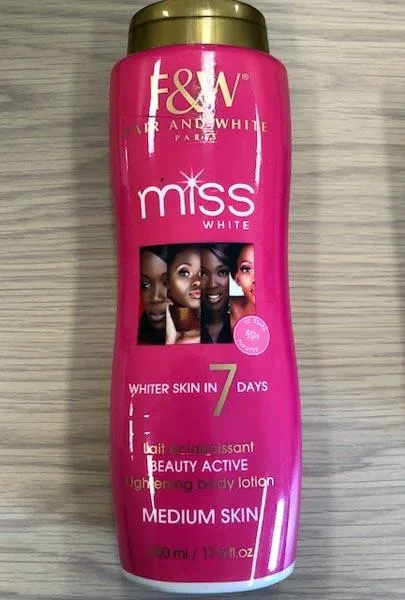 Prodotto schiarimento della pelle «Lait eclaircissant / Lightening body lotion» — foto 1 dell'alert A12/1662/19