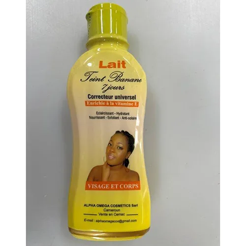 Lozione schiarente per la pelle «Lait Teint Banane 7 Jours» — foto 1 dell'alert SR/01533/25
