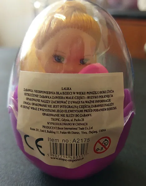 Bambola di plastica «Lalka» — foto 3 dell'alert A12/01027/22