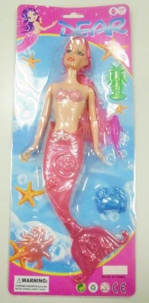 Bambola di plastica «Lalka syrenka [Mermaid doll ]» (Mega Creative)