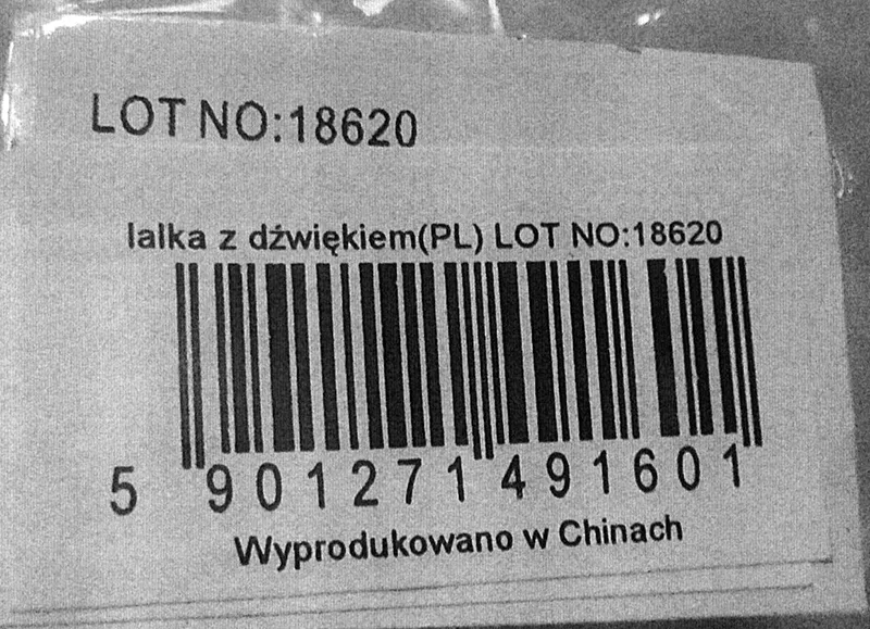 Giocattolo morbido «Lalka z dzwiekiem» — foto 3 dell'alert A12/00905/20