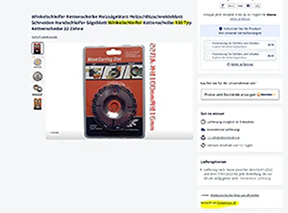 Lama circolare per sega