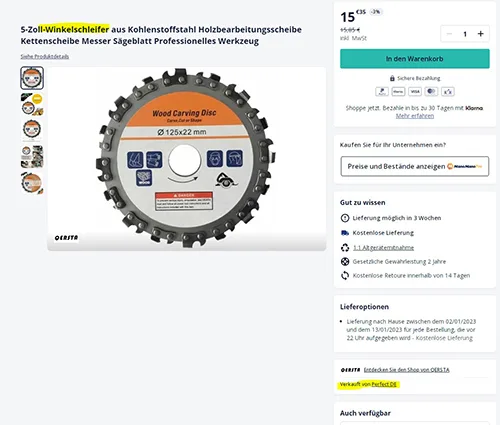 Lama circolare per sega