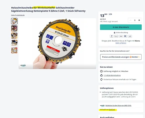 Lama circolare per sega