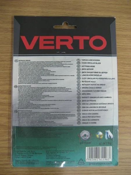 Lama della sega a catena (Verto)