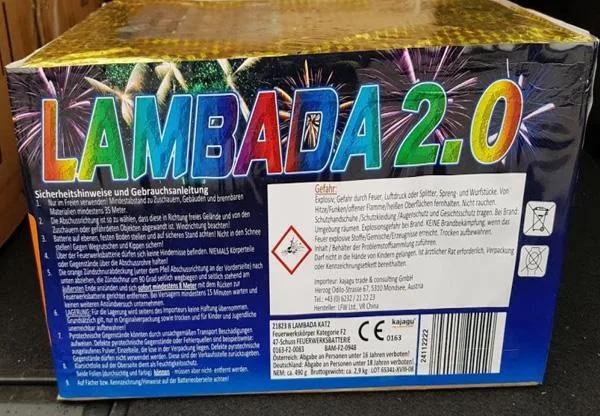 Fuochi d'artificio «Lambada 2.0» — foto 3 dell'alert A12/0016/19