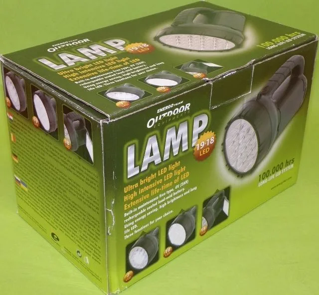 Torcia ricaricabile «LAMP - 19 +18 LED» — foto 2 dell'alert A12/1297/13