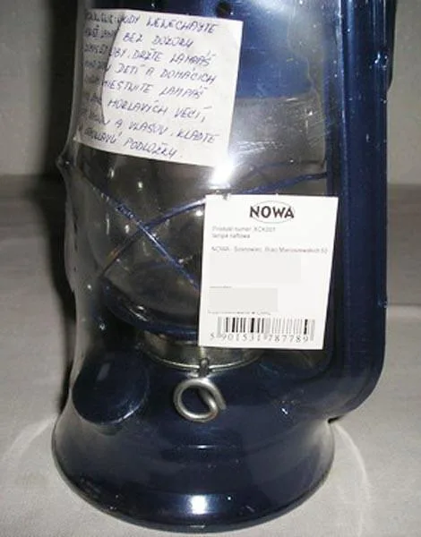 Lampada a olio «Lampa Naftowa (kerosene lamp)» — foto 2 dell'alert A12/0208/15