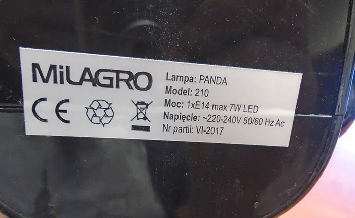 Lampada da tavolo «Lampa: PANDA» — foto 4 dell'alert A12/00397/21