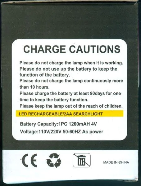 Lampada a LED portatile — foto 3 dell'alert A12/1644/17