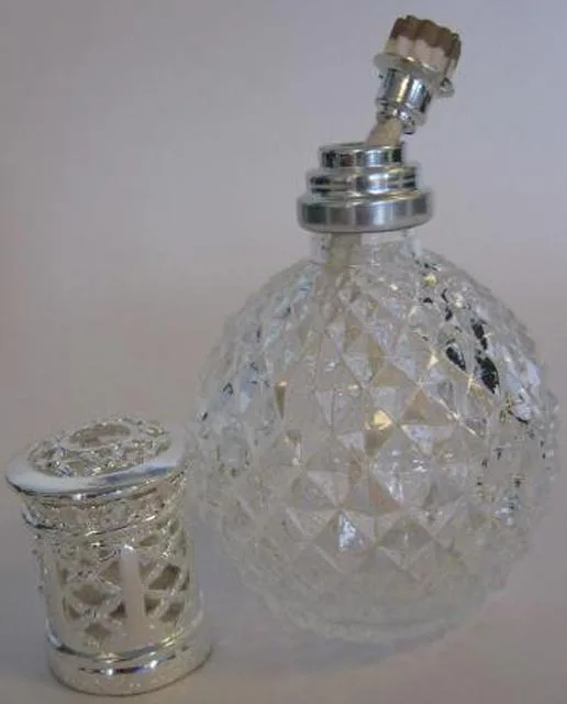 Lampada a olio di vetro &amp; #13; &amp; #13; (Lampe Le Blanch)