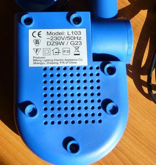Lampada da tavolo fluorescente – Eurolite/Jupik — foto 4 dell'alert 0125/09