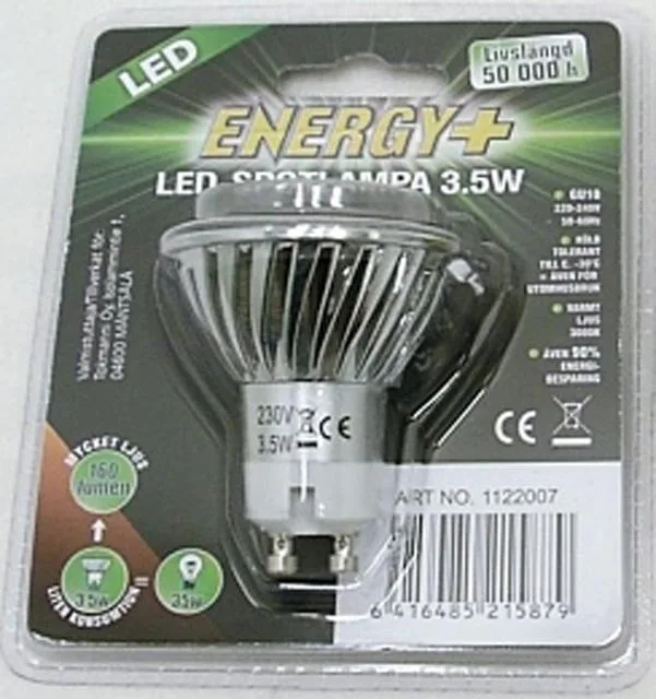 Lampada del LED (GU10) &amp; #13; (Energy+)