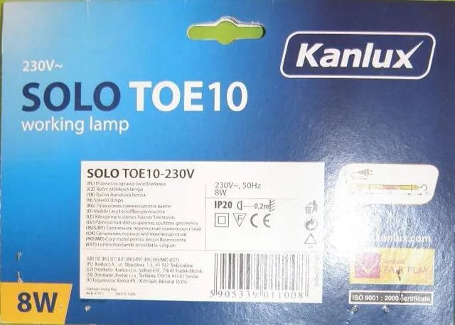 Lampada portatile "Solo TOE10 Working Lamp" &amp; #13; &amp; #13; (Kanlux)