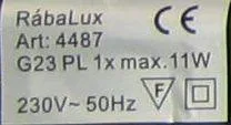 Lampada regolabile – Planner (RábaLux)