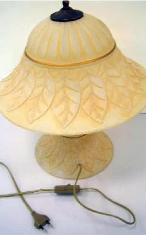 Lampade da scrivania con paralume in vetro (tipo Murano) — foto 1 dell'alert 0881/06