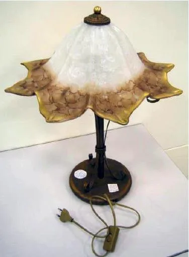 Lampade da scrivania con paralume in vetro (tipo Murano) — foto 2 dell'alert 0881/06