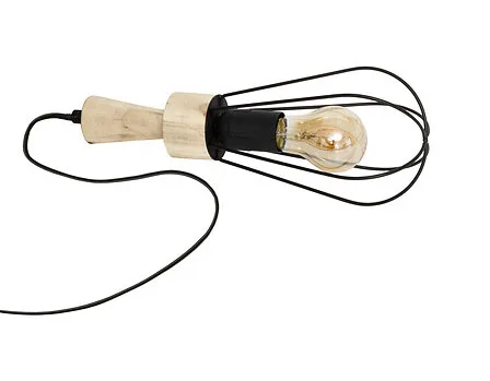 Lampada portatile «Lampe Fil Aisy noire Atmosphéra à suspendre ou à poser» (Atmosphera)