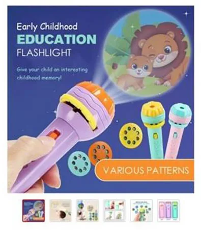 Torcia «Lampe torche de projection pour enfants 80 sortes de motifs d'animaux projecteur couliss…» — foto 2 dell'alert A12/01345/23