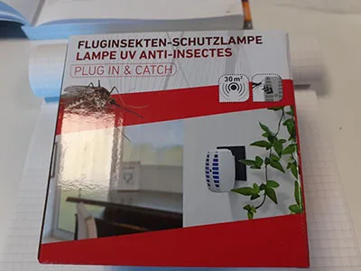 Lampada per insetti UV «Lampe UV anti-insectes Plug in & catch» — foto 1 dell'alert A12/01473/22