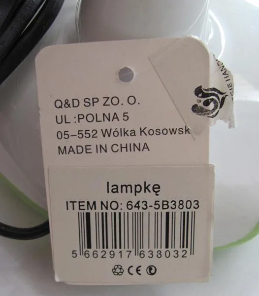 Lampada da tavolo «Lampke» — foto 2 dell'alert A12/0545/19