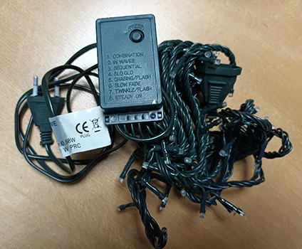 Catena di illuminazione «LAMPKI CHOINKOWE 100 LED» — foto 4 dell'alert A12/00329/23